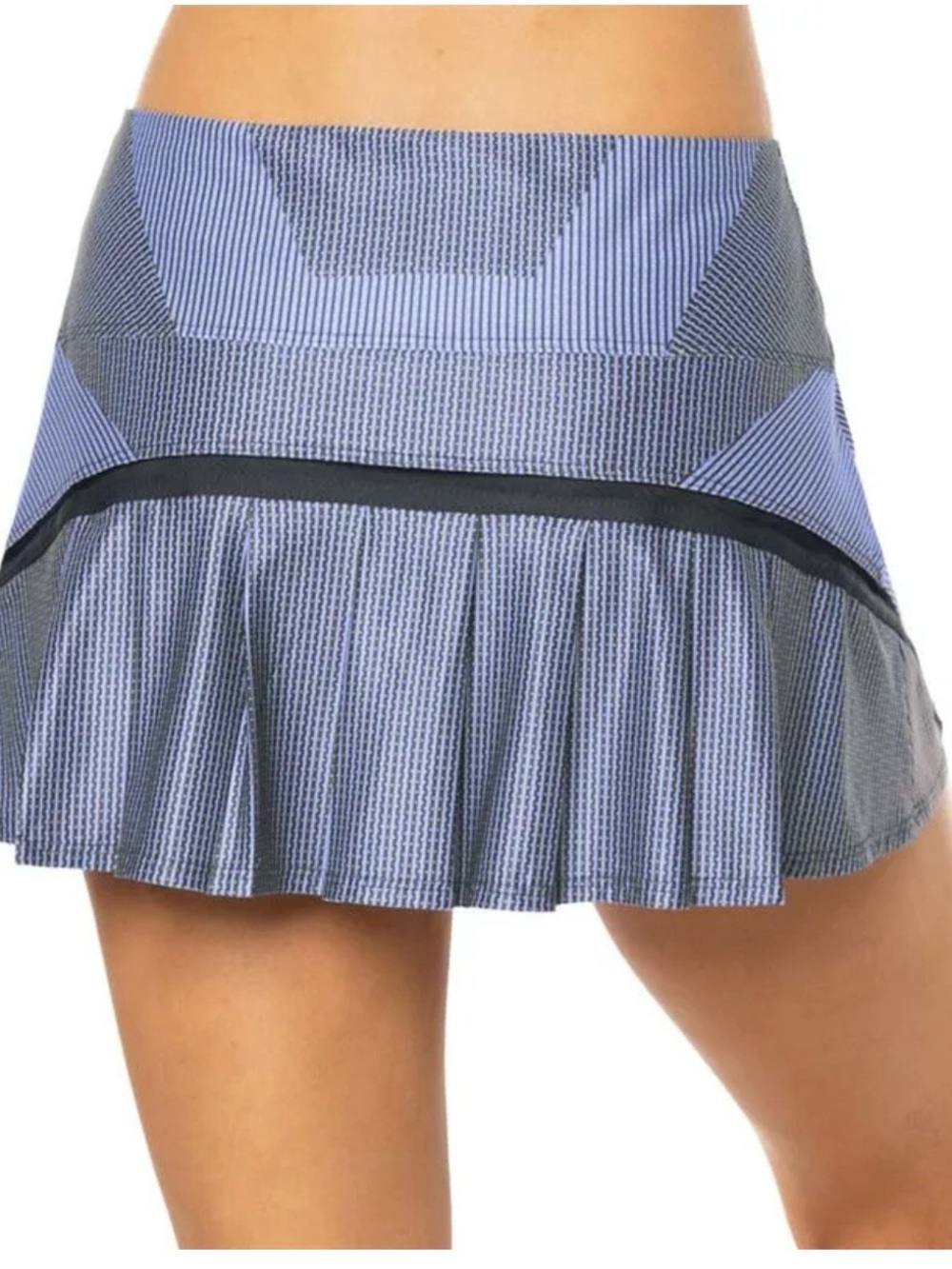 Lucky in Love Tennis Pickleball Pleated Printed Skort Skirt Medium M 8-10